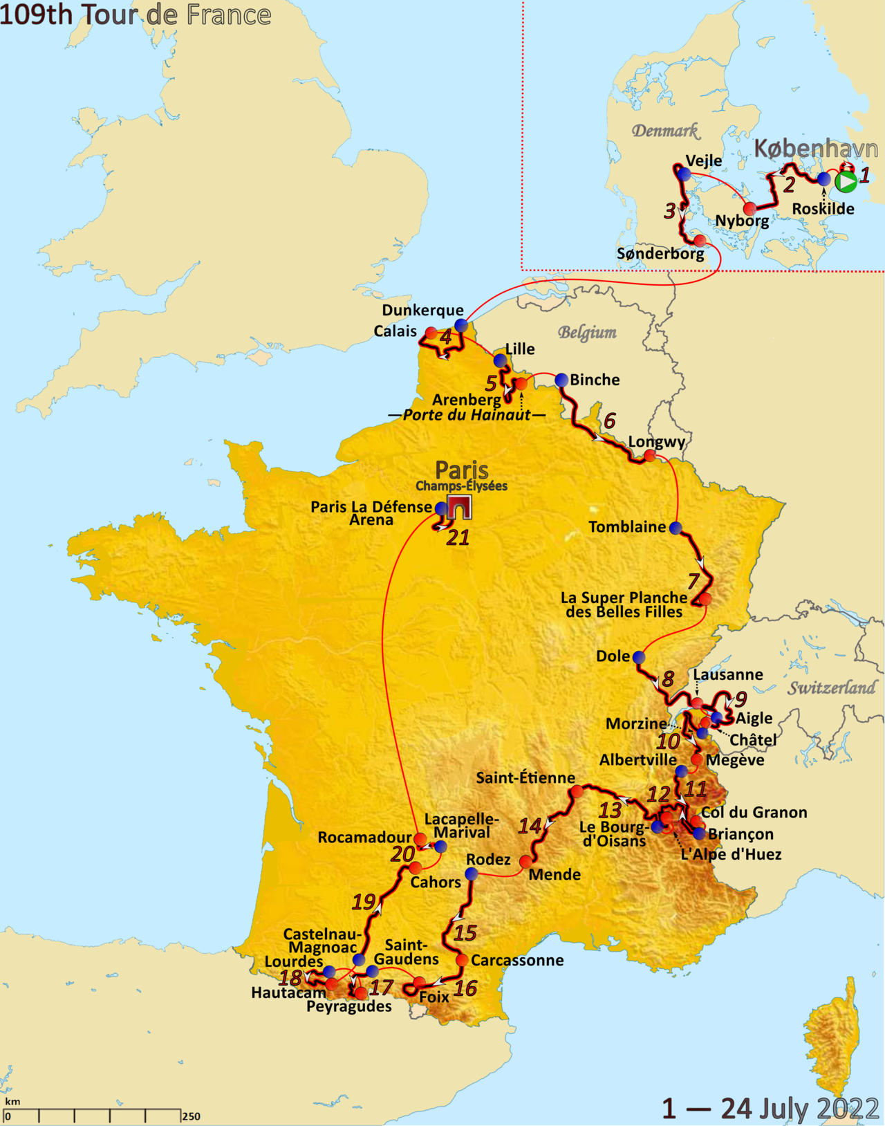 Tour de France bisikletçileri kavurucu sıcaklara karşı yarışacak