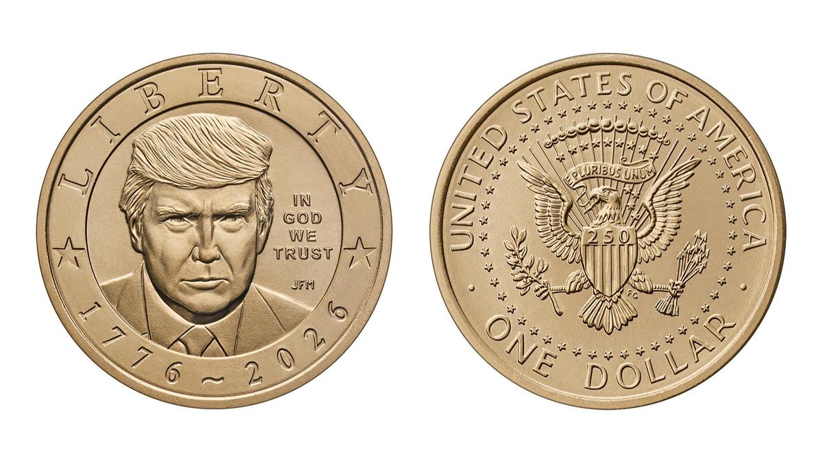 Trump'ın portresinin bulunduğu 1 dolarlık madeni para basılacak