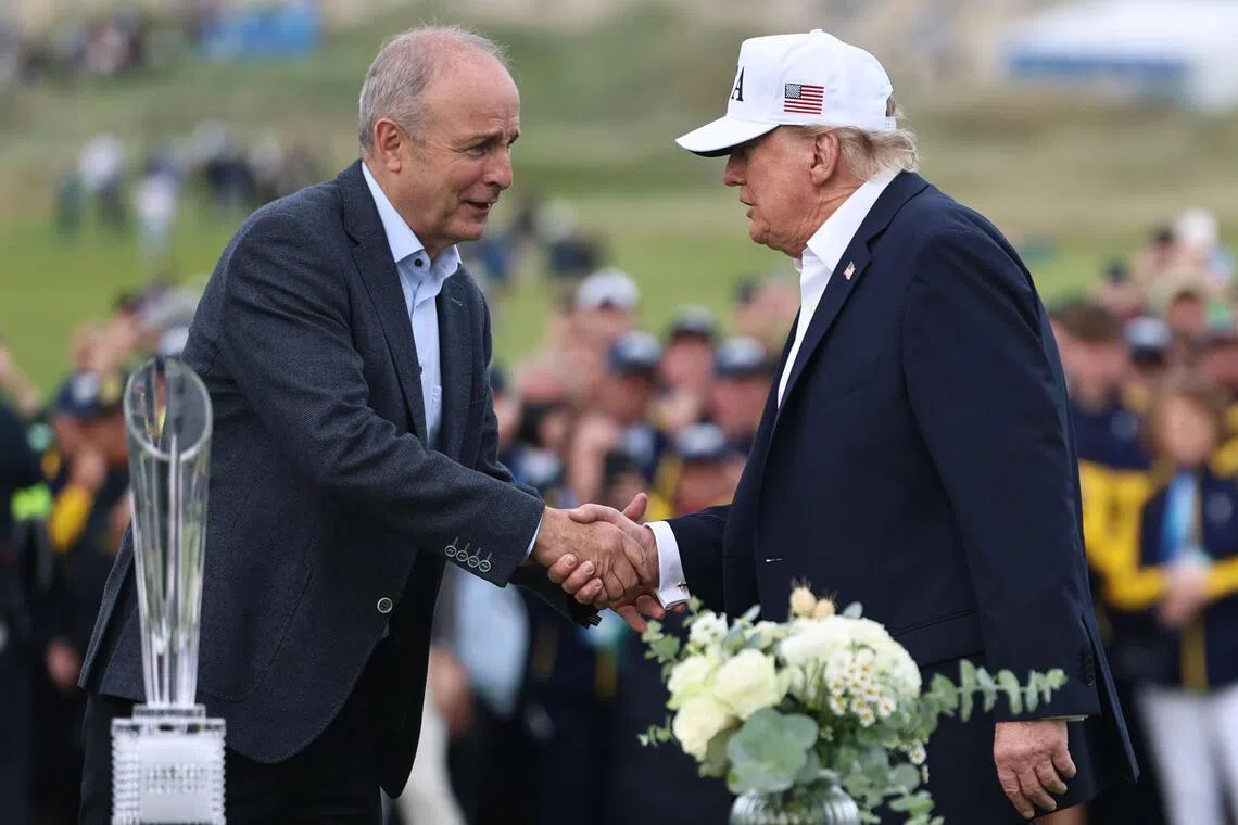 Trump, Birleşik İrlanda'ya desteğini yineledi: İskoçya için henüz konuşmayacağım
