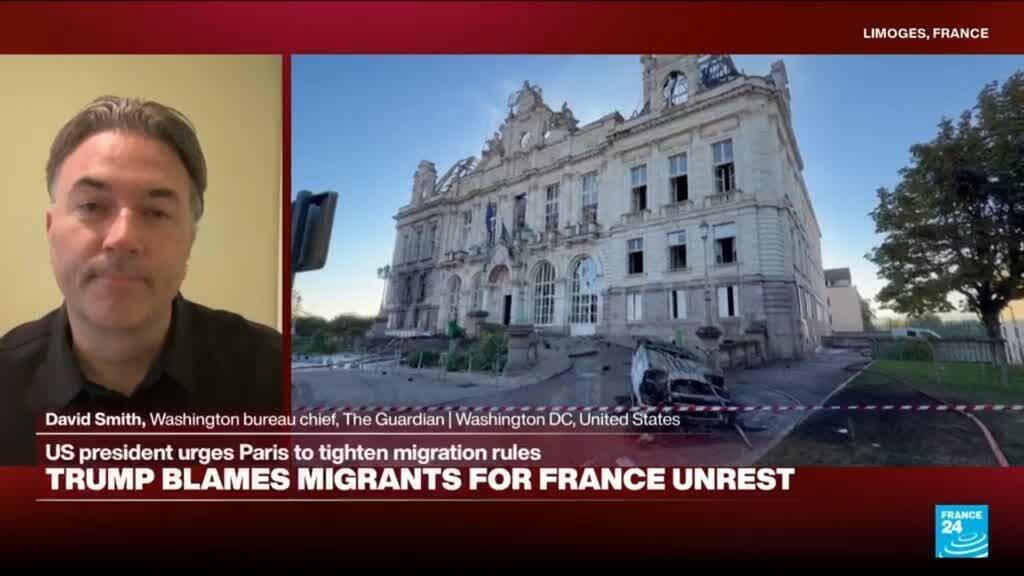Trump: 'Fransa yanıyor, göçmenlik ülkeyi paramparça etti