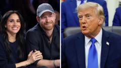 Trump'tan Harry ve Meghan'a sert sözler: ABD'den ayrılmalarına memnunum