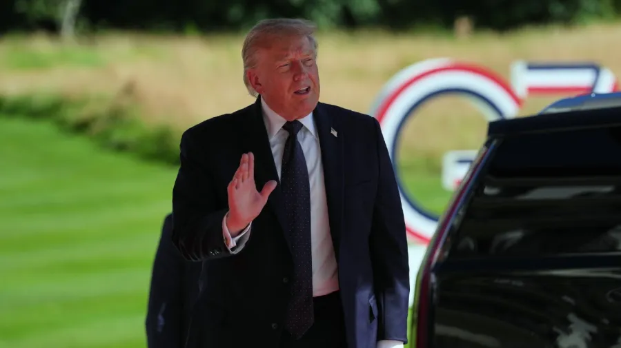 Trump, İran Savaşını Bitirme Anlaşmasını Duyurduktan Sonra G7 Zirvesi'ne Geldi