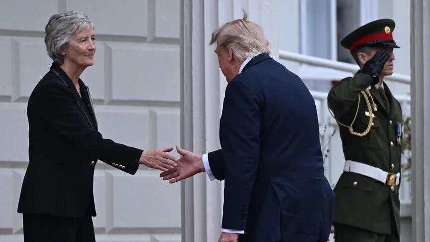 Trump İrlanda Ziyaretinde Cumhurbaşkanı Connolly ile Görüştü