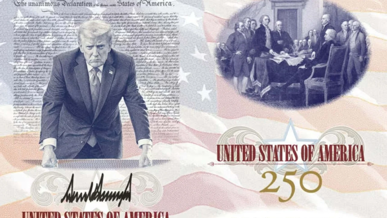 Trump, kendi portresini koyduğu sınırlı sayıda pasaportu tanıttı