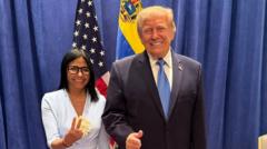 Trump, Maduro'nun tutuklanmasından bu yana ABD destekli Venezuela lideriyle ilk kez buluştu