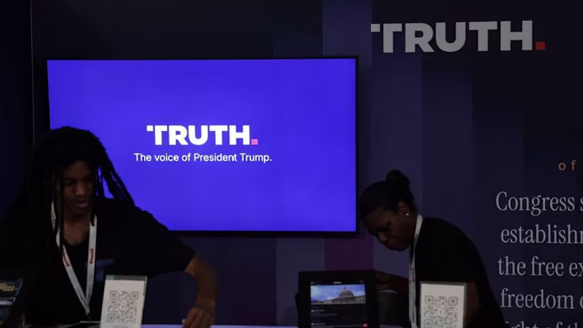 Trump Media'dan Truth Social gönderilerini takip eden veri akışı