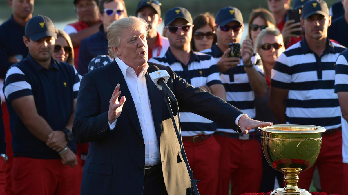Trump, Medinah'daki Presidents Cup'a Onursal Başkan Olarak Katılacağını Açıkladı