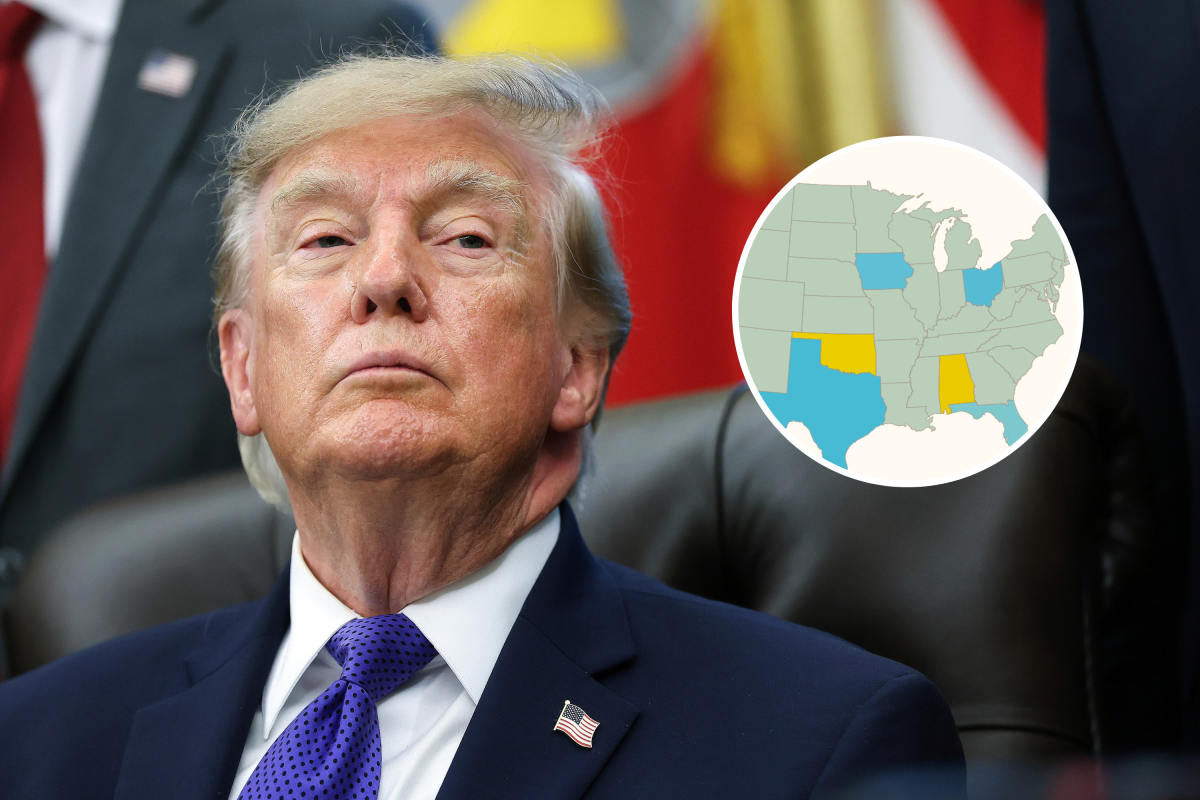 Trump'ın Onay Oranı Seçim Mitinglerinde: Harita Analizi