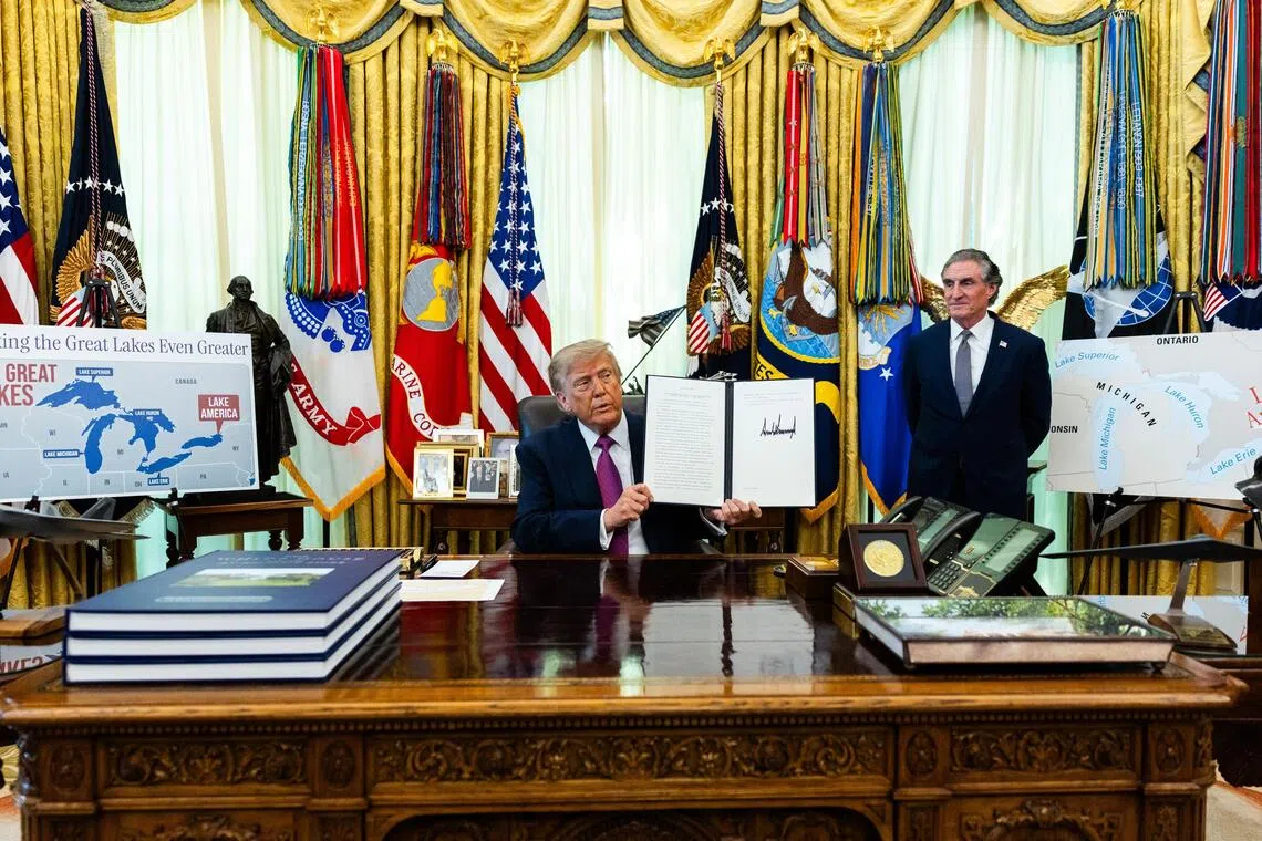 Trump, Ontario Gölü'nün Adını 'Amerika Gölü' Olarak Değiştiren Kararnameyi İmzaladı