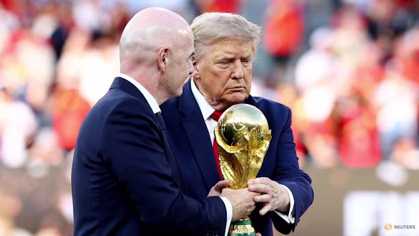 Trump sahnede oyalanarak Dünya Kupası ilgisini topladı