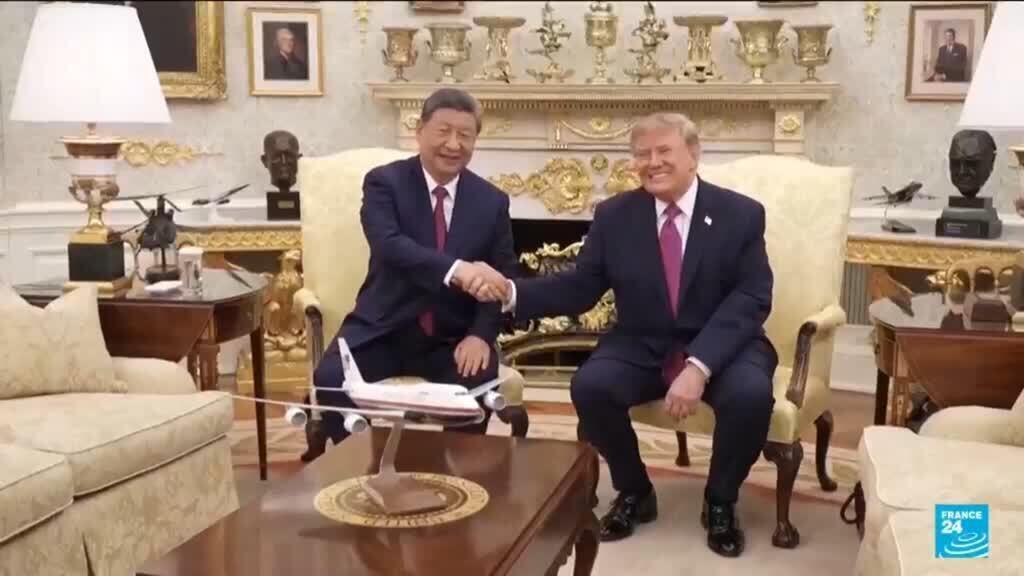 Trump, Xi Jinping'i Beyaz Saray'da ağırladı