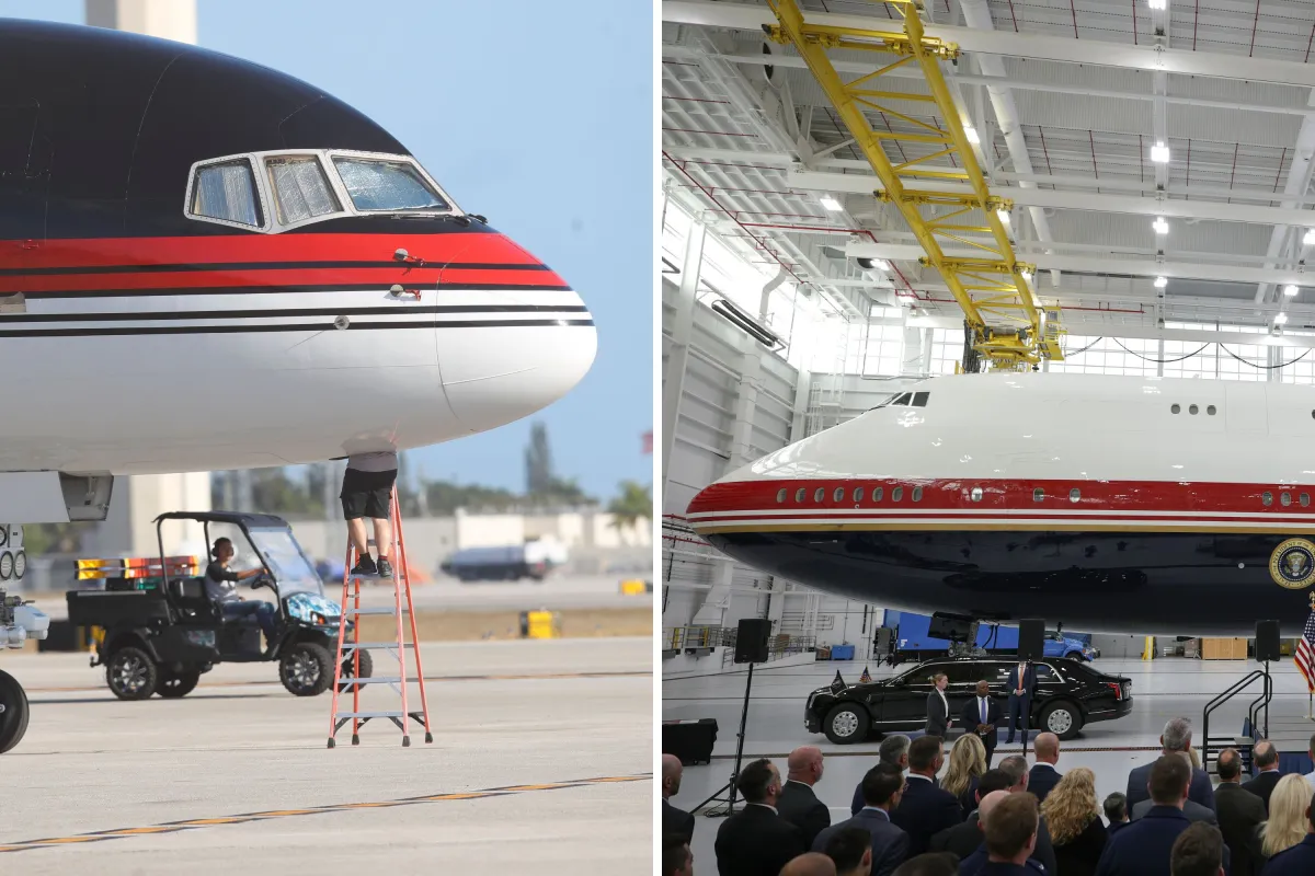 Trump'ın Yeni Air Force One'ı Özel Jetine Karşı