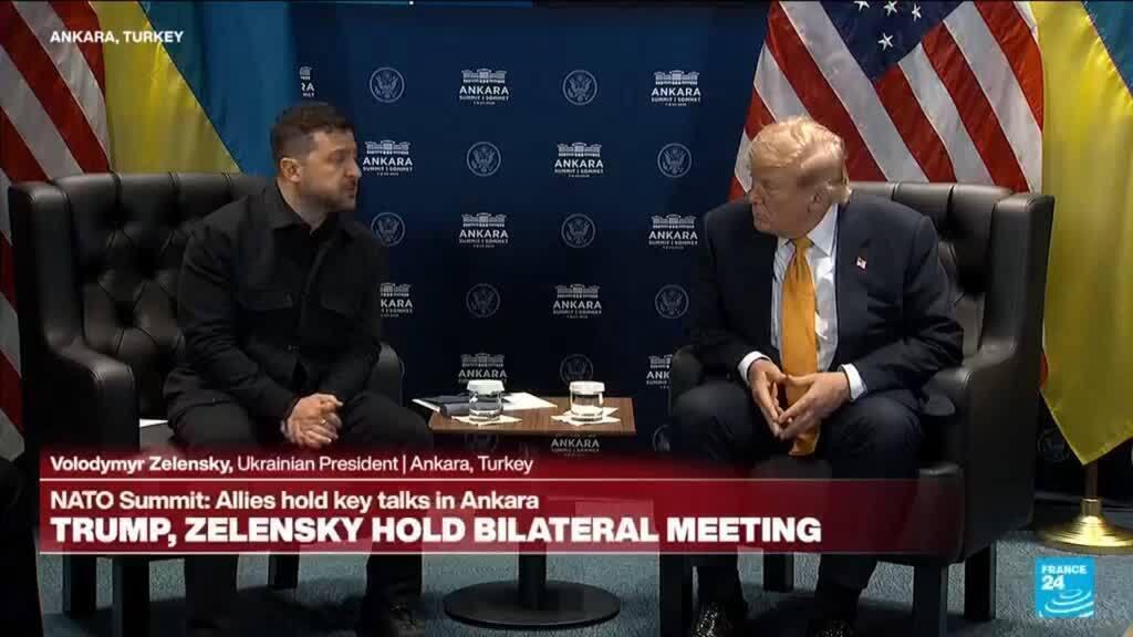 Trump ve Zelenskiy Ankara'da NATO Zirvesinde Buluştu