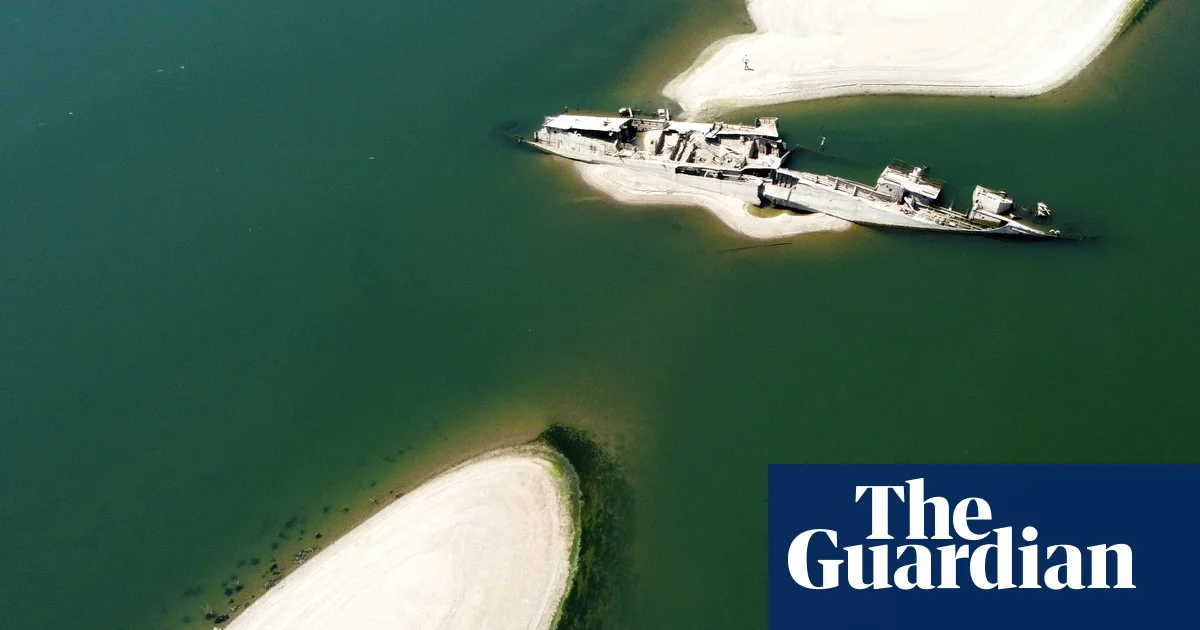 Tuna Nehri'nin çekilmesi Nazilerin batık gemilerini gün yüzüne çıkardı