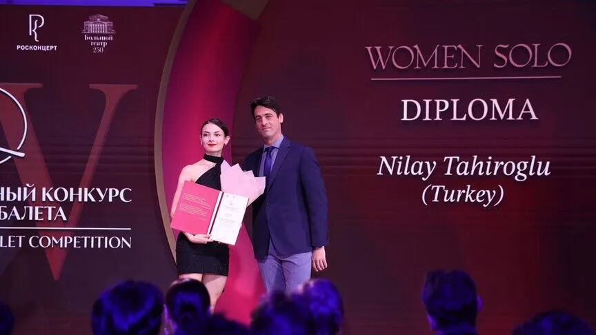 Türk balerin Moskova Bale Yarışması'nda özel diploma aldı