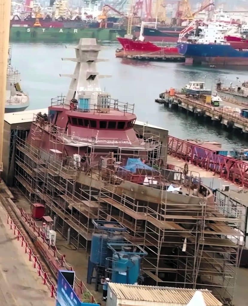 Türk Donanması'nın Yeni Hücumbotu İstanbul'da Gün Işığına Çıktı