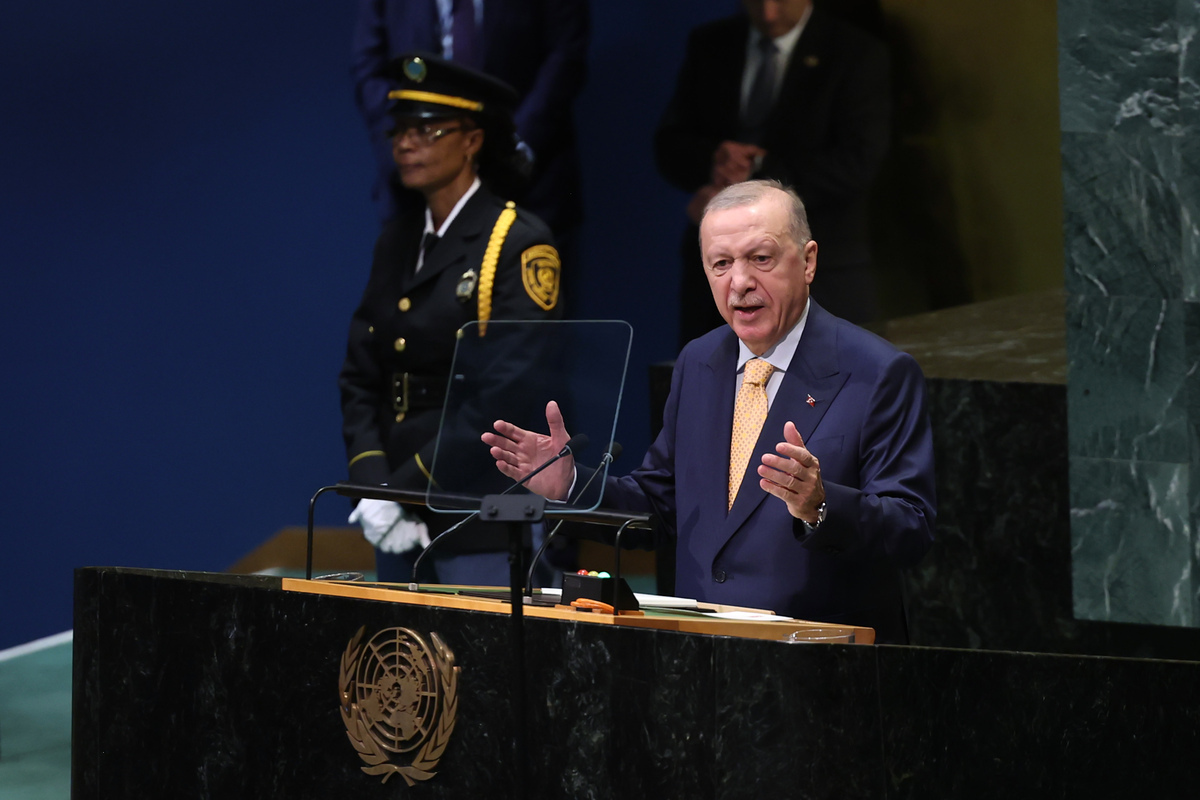 Turkish president calls on UN member state to pressure Israel for Gaza reconstruction