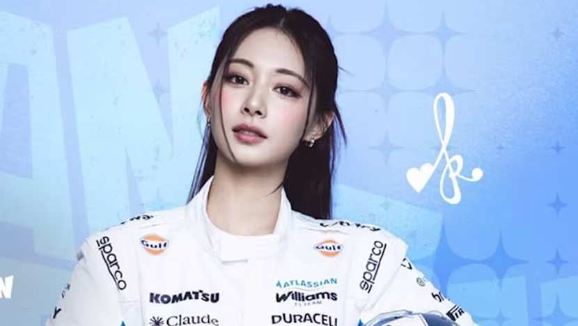 Twice'tan Tzuyu, Williams F1 ve Dan Da Dan iş birliğiyle Singapur'da