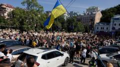 Ukrayna'da Zelenski'nin Savunma Bakanı'nı Görevden Almasına Protestolar