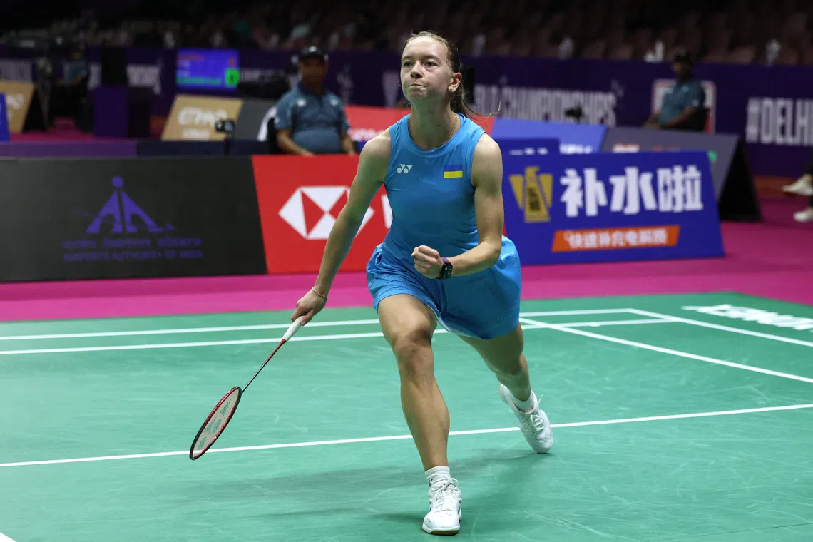 Ukraynalı badmintoncular Dünya Şampiyonası'nda savaşın acısını dile getirdi