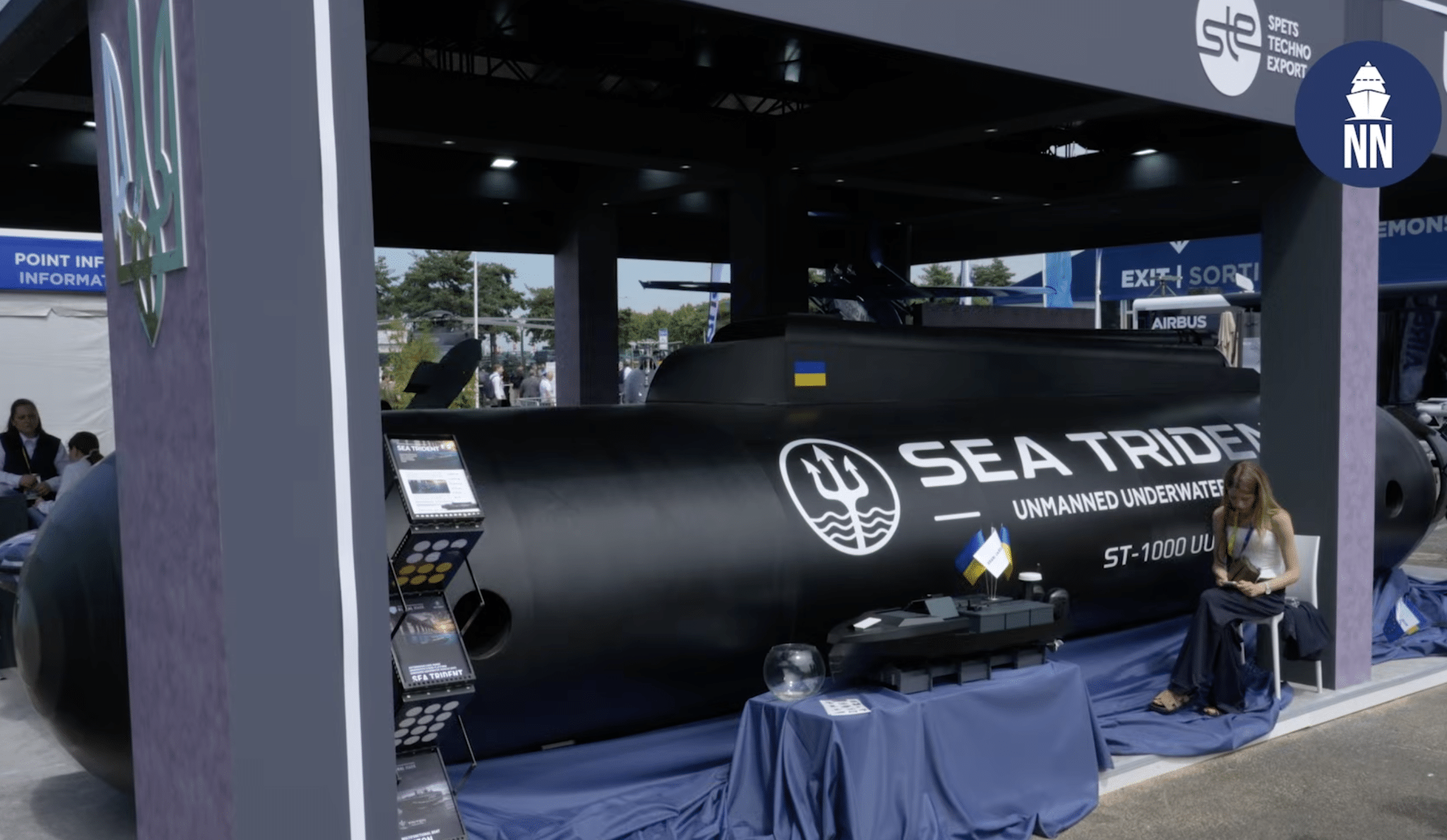 Ukrayna'nın Dev Sualtı İHA'sı Sea Trident ST-1000 Tanıtıldı