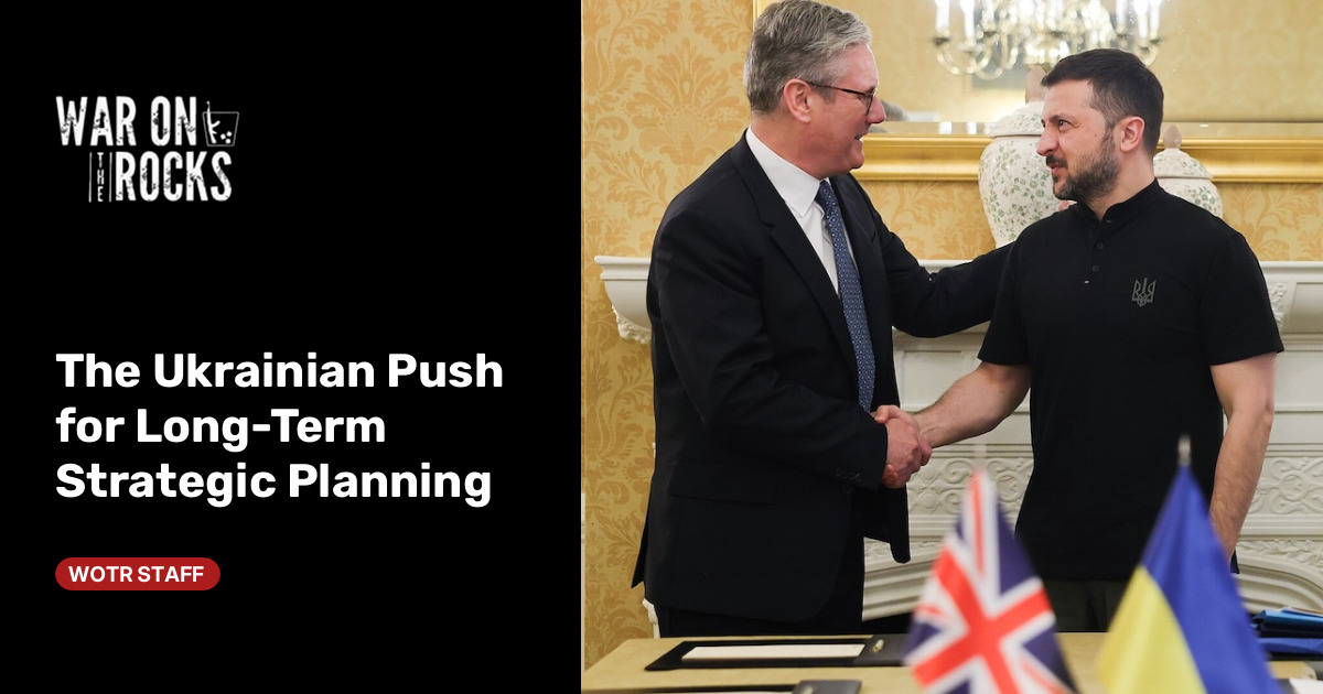 Ukrayna'nın Uzun Vadeli Stratejik Planlamaya Yönelmesi
