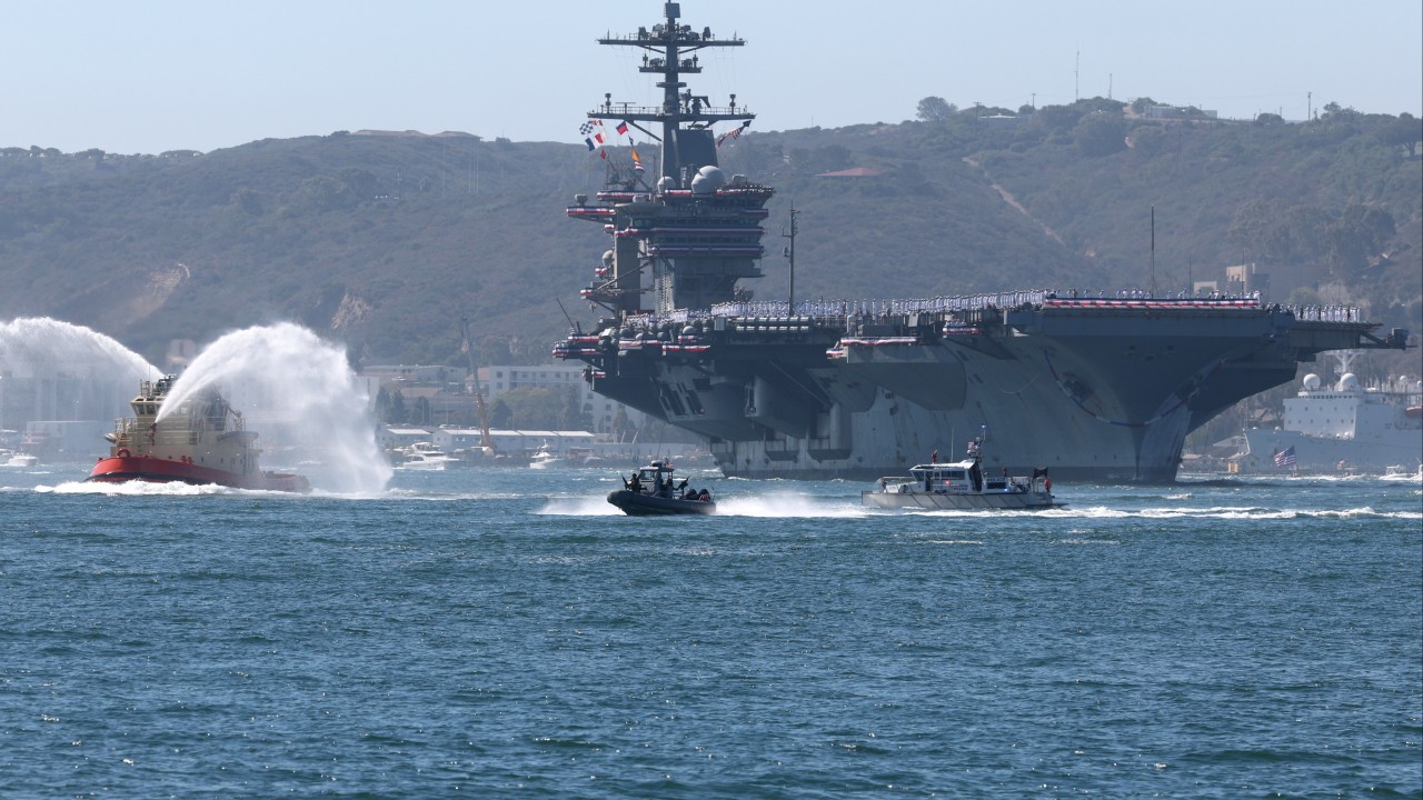 USS Abraham Lincoln 265 Günlük Rekor Görevden San Diego'ya Döndü