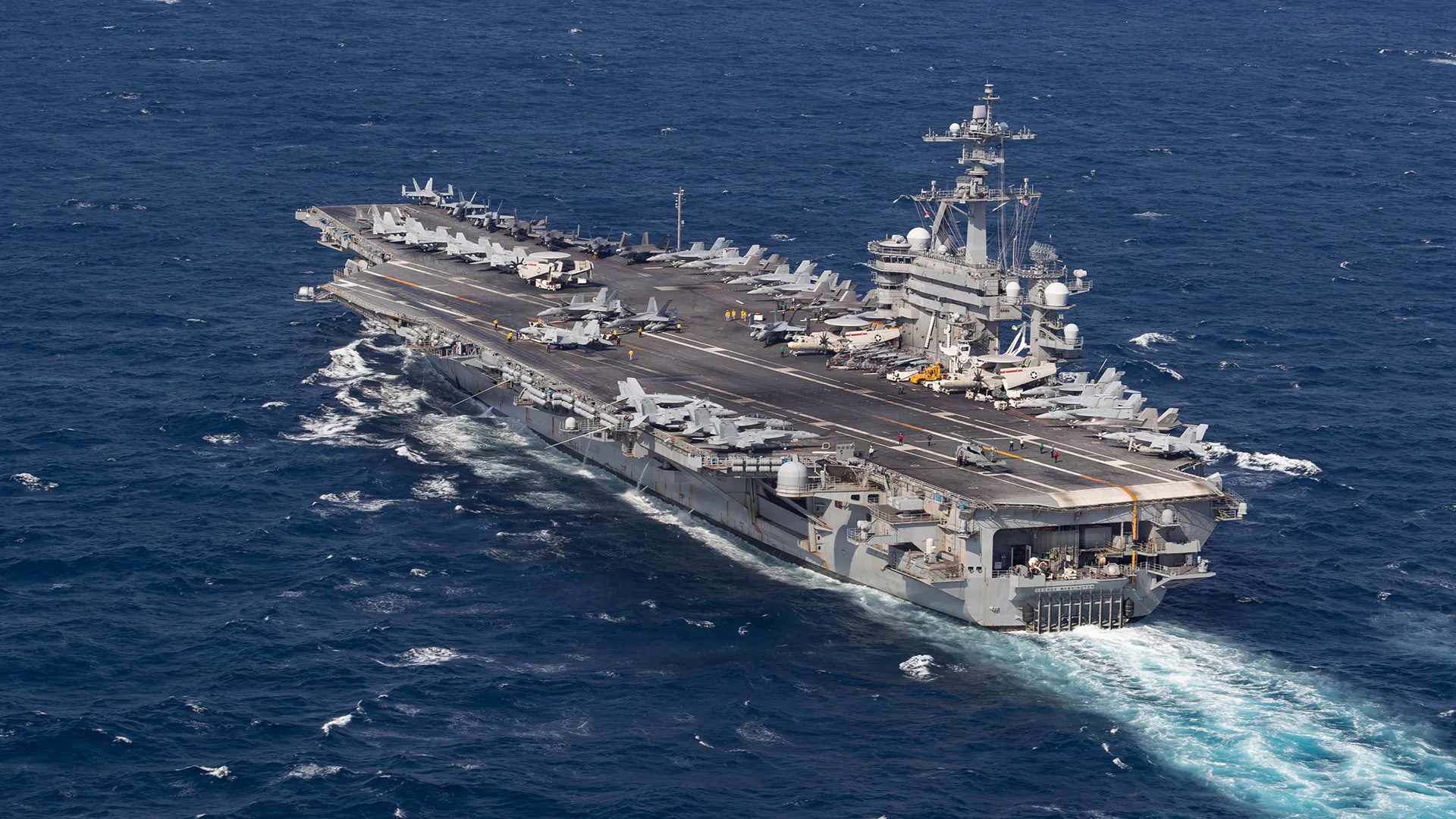 USS George Washington'ın Ortadoğu'ya Gelişi Uçak Gemisi Gücündeki Zorlanmayı Gözler Önüne Seriyor