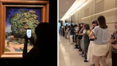 Van Gogh'un 60 Yıl Sonra İlk Kez Sergilenen Tablosu Hong Kong'da Ziyaretçi Akınına Uğradı