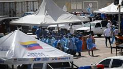 Venezuela'da deprem: Aileler geçici morgda kayıplarını arıyor