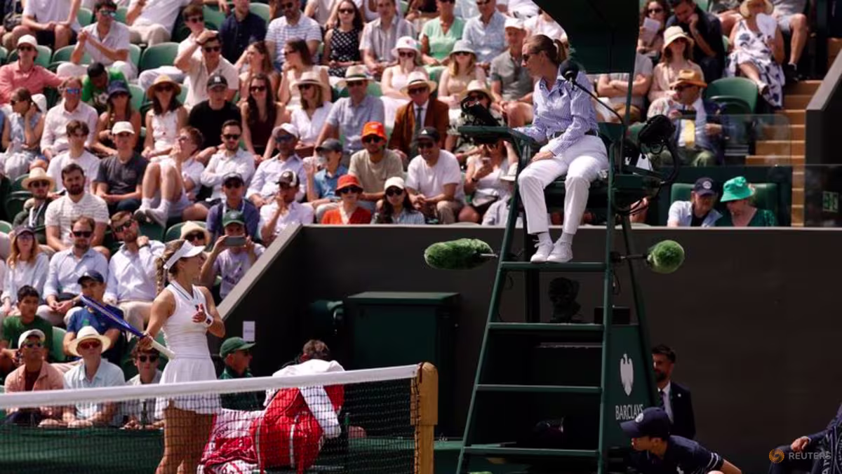 Wimbledon Londra'nın Yükselen Sıcaklıklarına Hazır