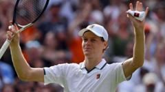 Wimbledon'da şampiyon Sinner beş sette nefes aldı