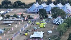 Wiston Park'ta Hıristiyan Festivalinde Levha Düştü: 6 Yaralı