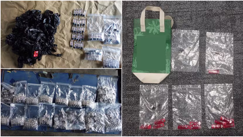 Woodlands Sınır Kapısı'nda Araçta 600 Etomidat Vape Podu Bulundu