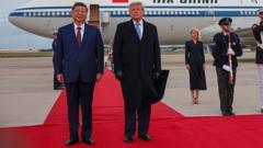 Xi, Trump'tan Kırmızı Halı Gördü Ama Beklentileri Karşılanmadı