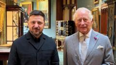 Zelenski, Kral ile Görüşmesinin Ardından İngiltere'nin 'Sağlam' Desteğine Teşekkür Etti