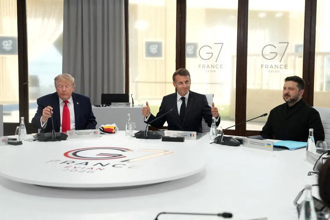 Zelenskiy: G7 Zirvesi'nde Trump ve Macron ile koordinasyon görüşmesi yaptım